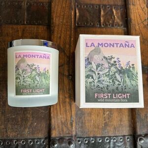4/$20 EMPTY La Montaña First Light Candle Vessel Jar